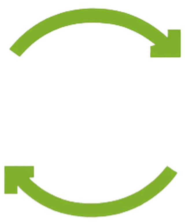Rotating Repreve arrows